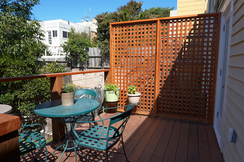 Traditional terrace in San Francisco.