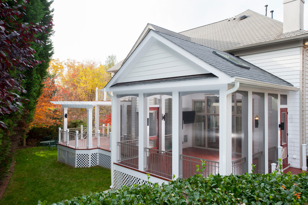 Bethesda, Maryland Screen Porch Traditional Deck DC Metro by