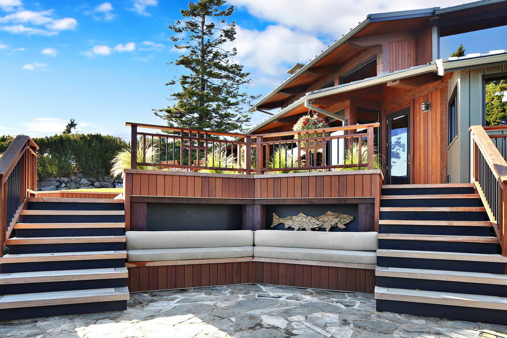 Design ideas for a nautical terrace in Seattle.