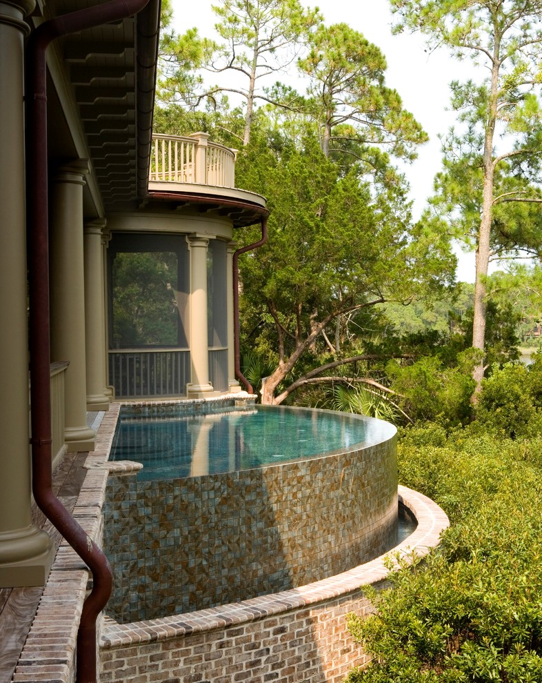 Blue Heron Road Tropical Deck Charleston by Buffington Homes