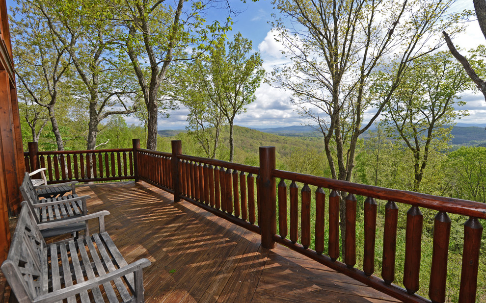 Blue Ridge Vacation Rental Cabins Rustic Deck Atlanta by Envision  Houzz