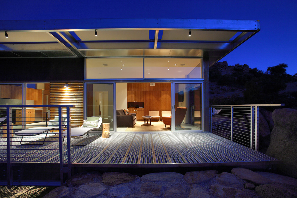 Esempio di una terrazza minimal