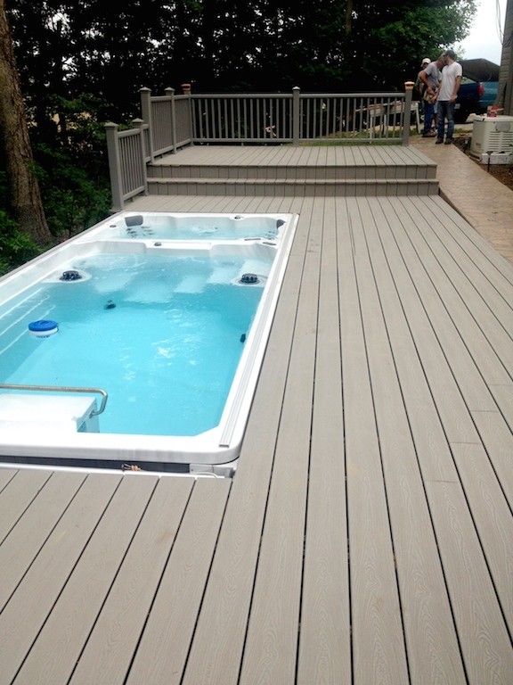 Boberg Addition, Swim Spa & Deck Deck Other by MKG Construction