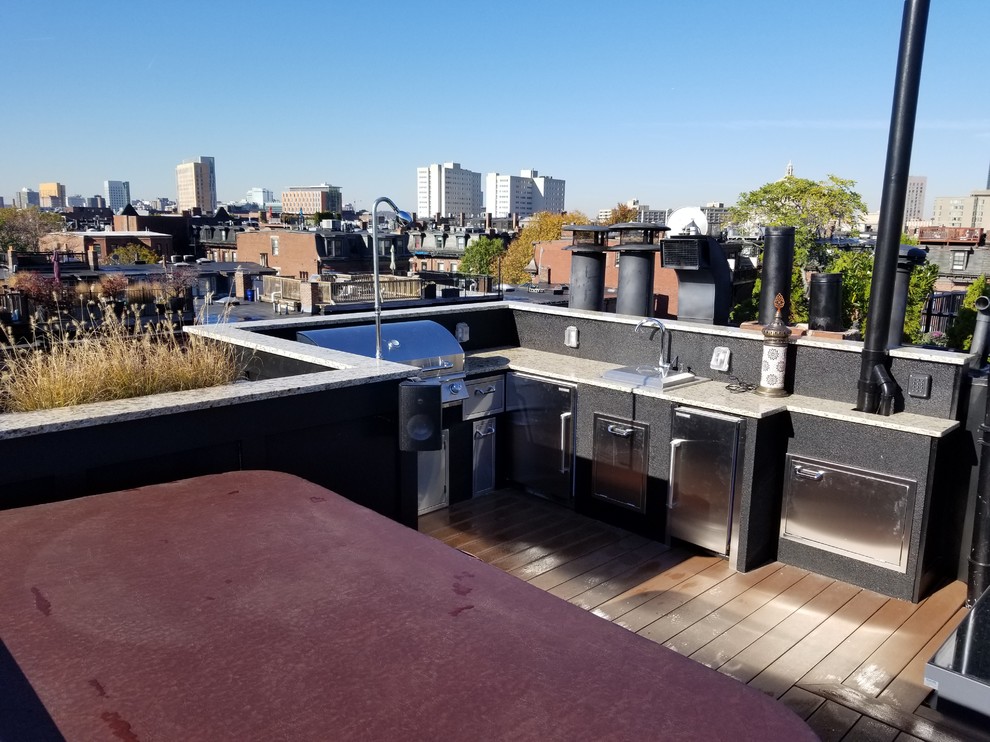 Moderne Terrasse in Boston