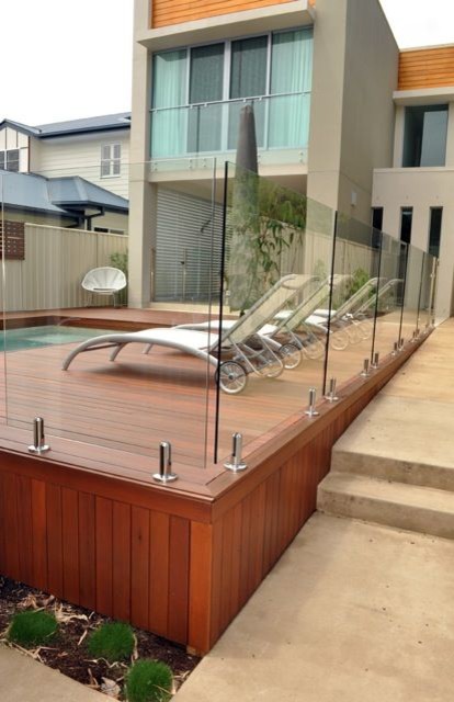 Design ideas for a modern terrace in Brisbane.