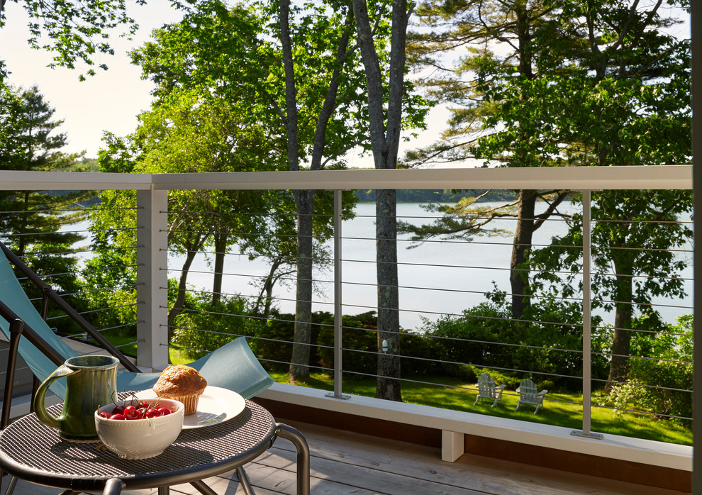 Inspiration for a classic terrace in Portland Maine.