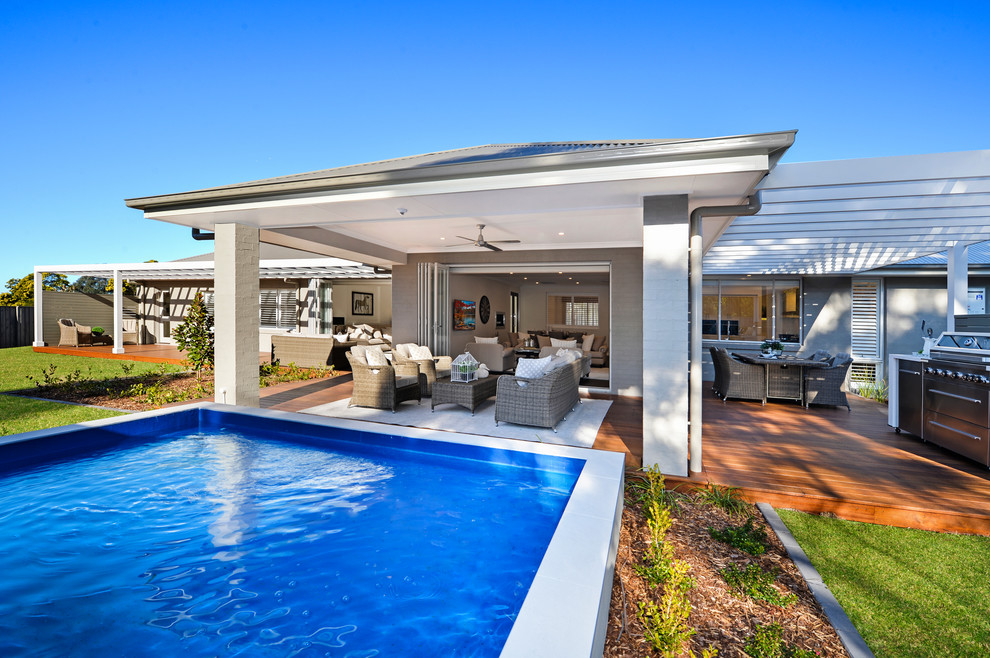 Bronte Braemar Farmhouse Deck Wollongong by McDonald Jones Homes Houzz