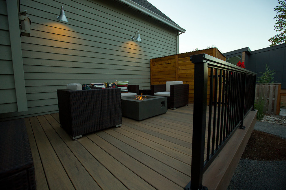Burns Backyard Renovation Contemporary Deck Portland by