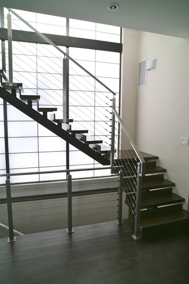 Cable Railing - Modern - Staircase - DC Metro - by IDS Metals / Ar2 ...