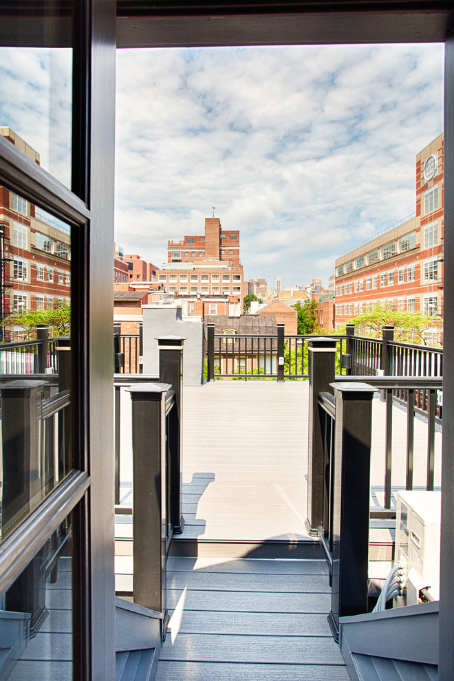 Center City Philadelphia Rooftop Deck Contemporary Deck
