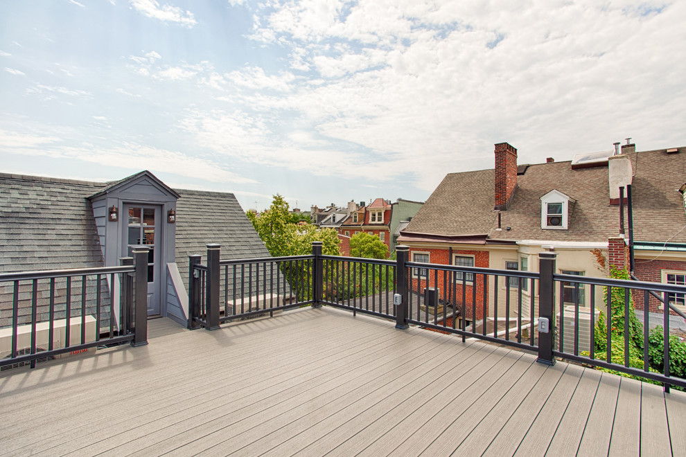Center City Philadelphia Rooftop Deck Contemporary Deck