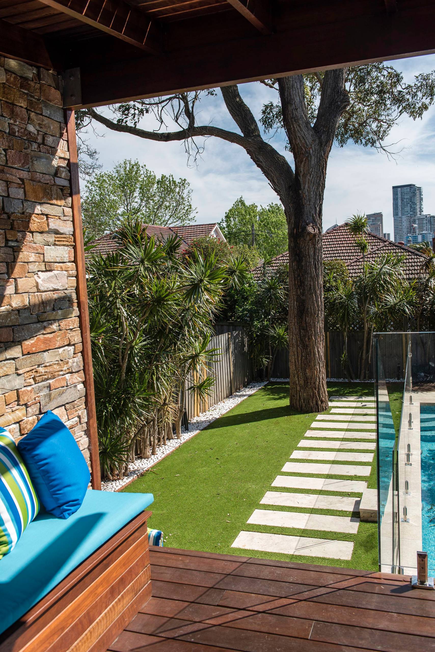 moore designs and outdoor living va on 75 Beautiful Modern Deck With A Roof Extension Pictures Ideas May 2021 Houzz