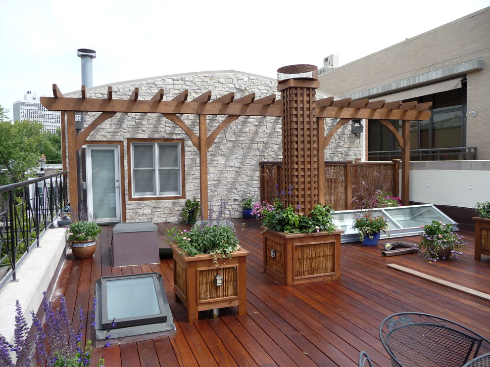 Chicago Roof Decks And Landscaping Traditional Deck Chicago By Chicago Roof Deck And Garden 