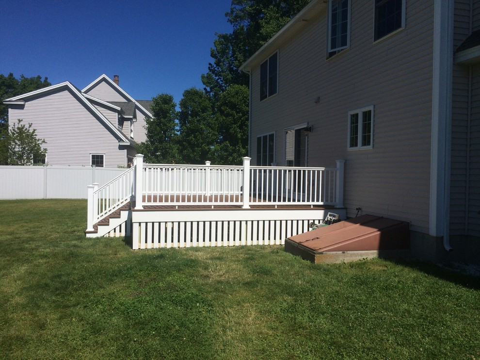 Composite Deck Traditional Deck Portland Maine by JT