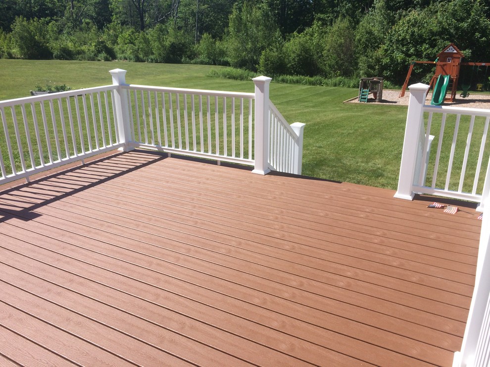 Composite Deck Traditional Deck Portland Maine by JT Construction Houzz