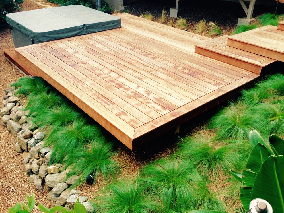 Contemporary Costa Rican Tree House Modern Deck San Diego by