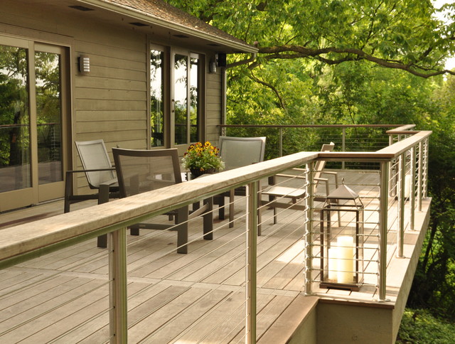 Contemporary Deck - Contemporáneo - Terraza y balcón - Otras zonas - de