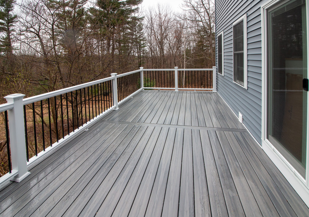 deck color ideas for gray house