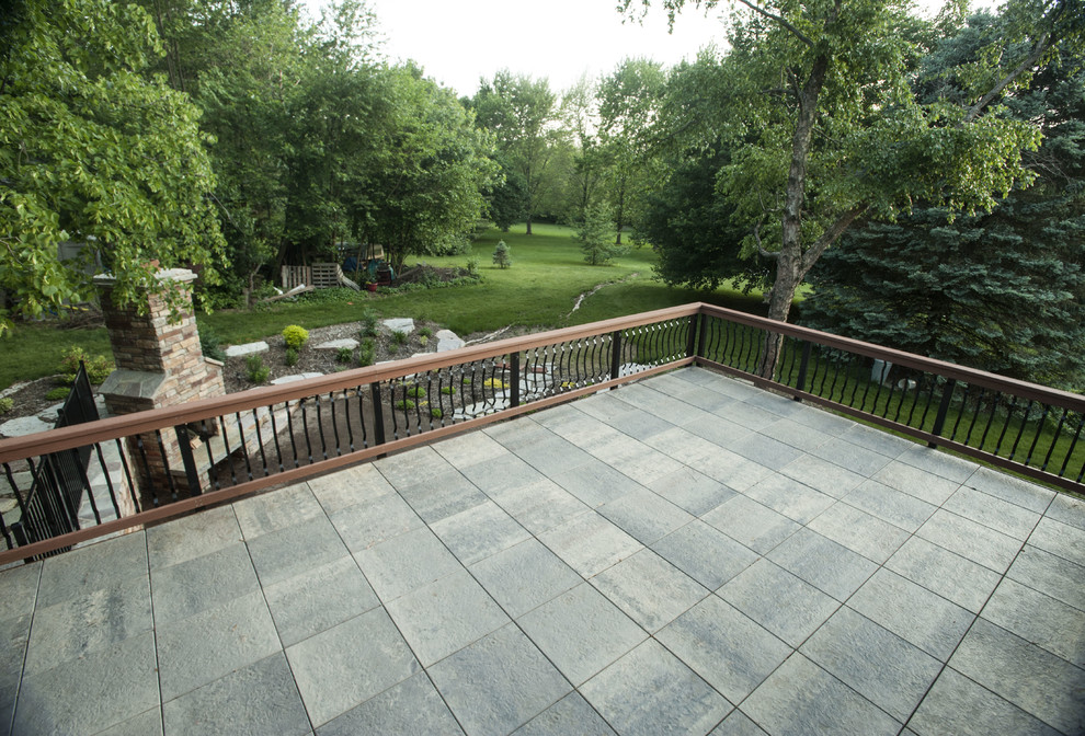 Contemporary Home Addition Mahomet - Contemporary - Deck - Chicago - by ...