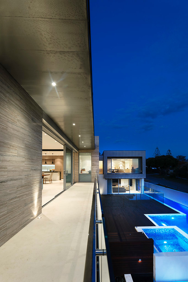 Moderne Terrasse in Perth