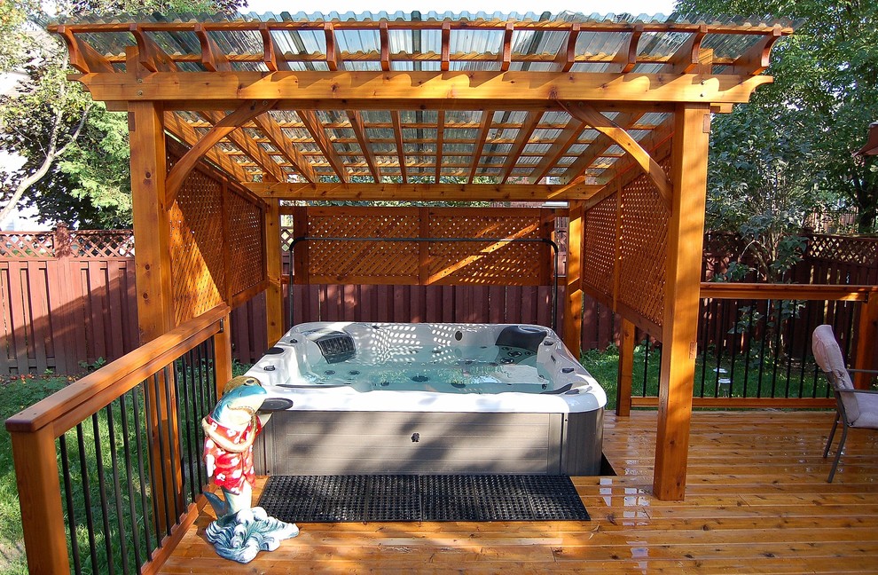 Example of a classic deck design in Ottawa