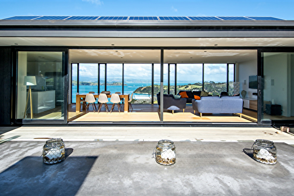 Moderne Terrasse in Auckland