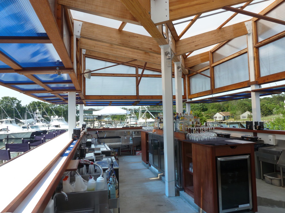 Cowfish Restaurant Hampton Bays, NY Contemporary Deck New York