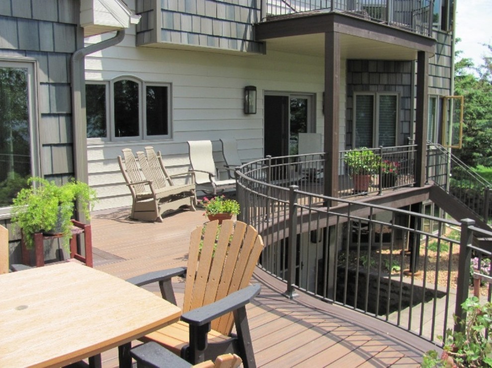 Curved Composite Deck Deck Minneapolis By Dale Gruber