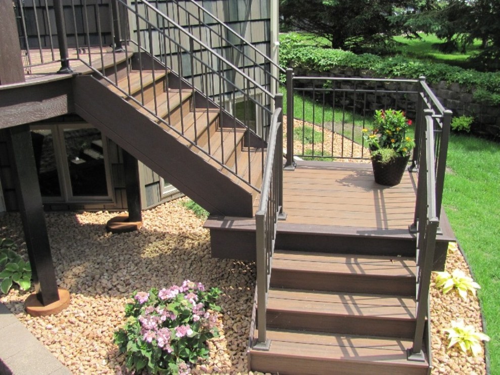 Curved Composite Deck Traditional Deck Minneapolis By Dale