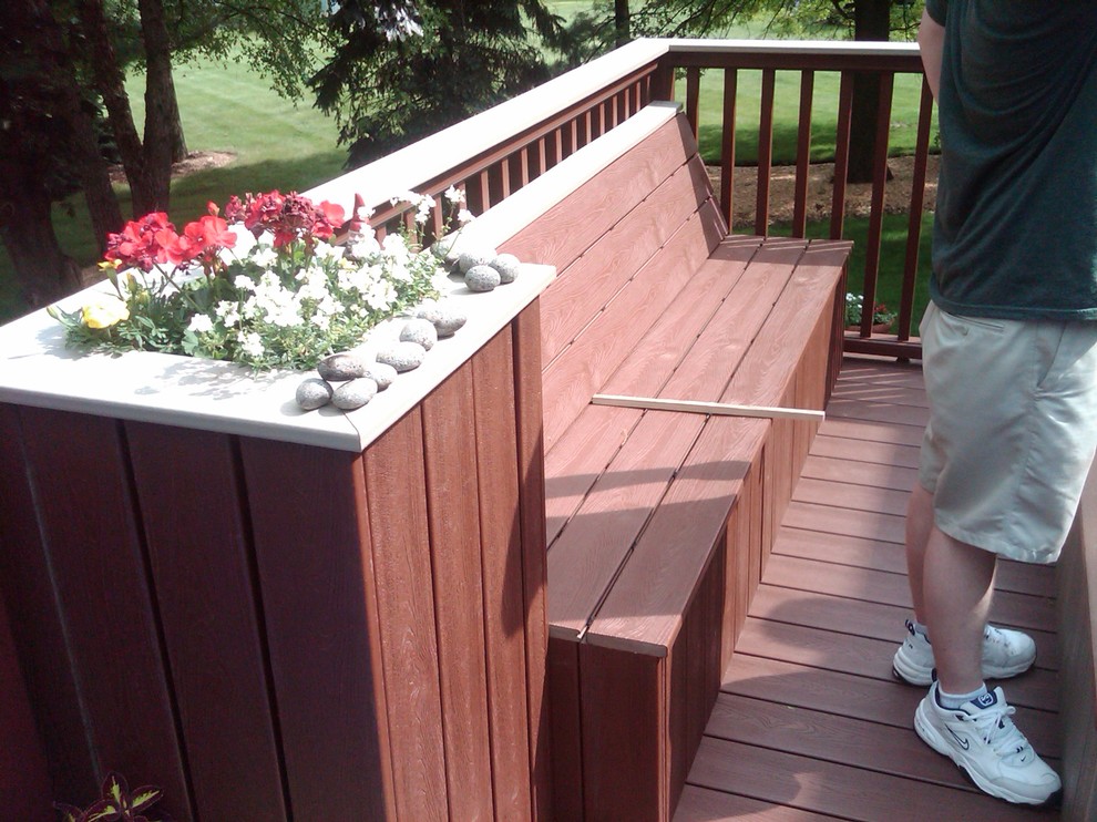 Custom Built Outdoor Retreat Modern Deck Chicago by Advanced