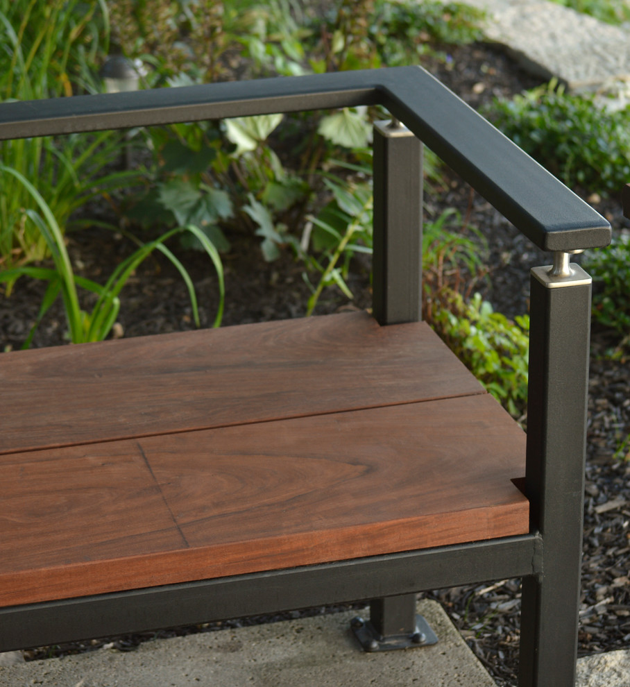 Custom Cable Railing and Benches - Contemporary - Deck - Other - by ...