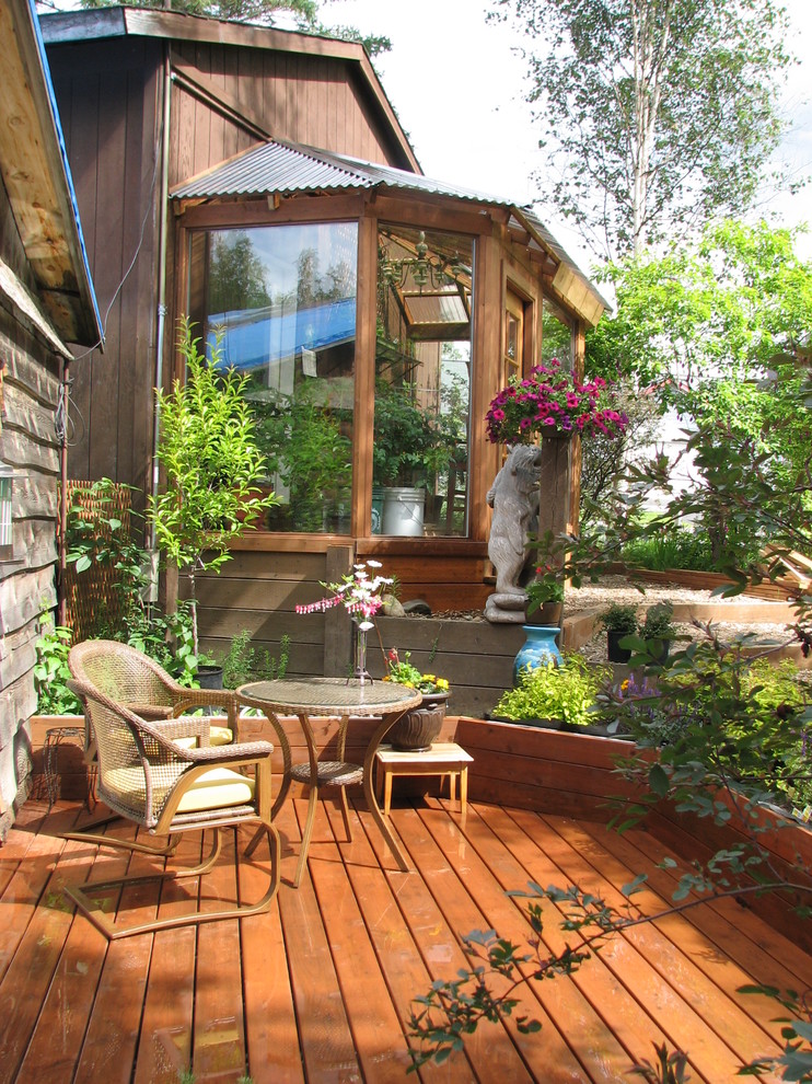 Deck and greenhouse Deck Other by Inspiring Spaces Houzz