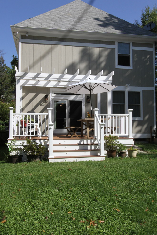 Deck and Pergola Transitional Deck DC Metro by Art and Cement