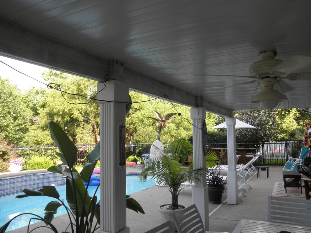 Deck ceiling Under deck ceiling system Tropical Deck St Louis