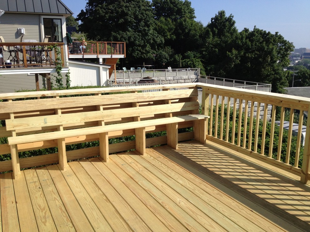 Deck Traditional Deck Portland Maine by Codere Construction Inc.