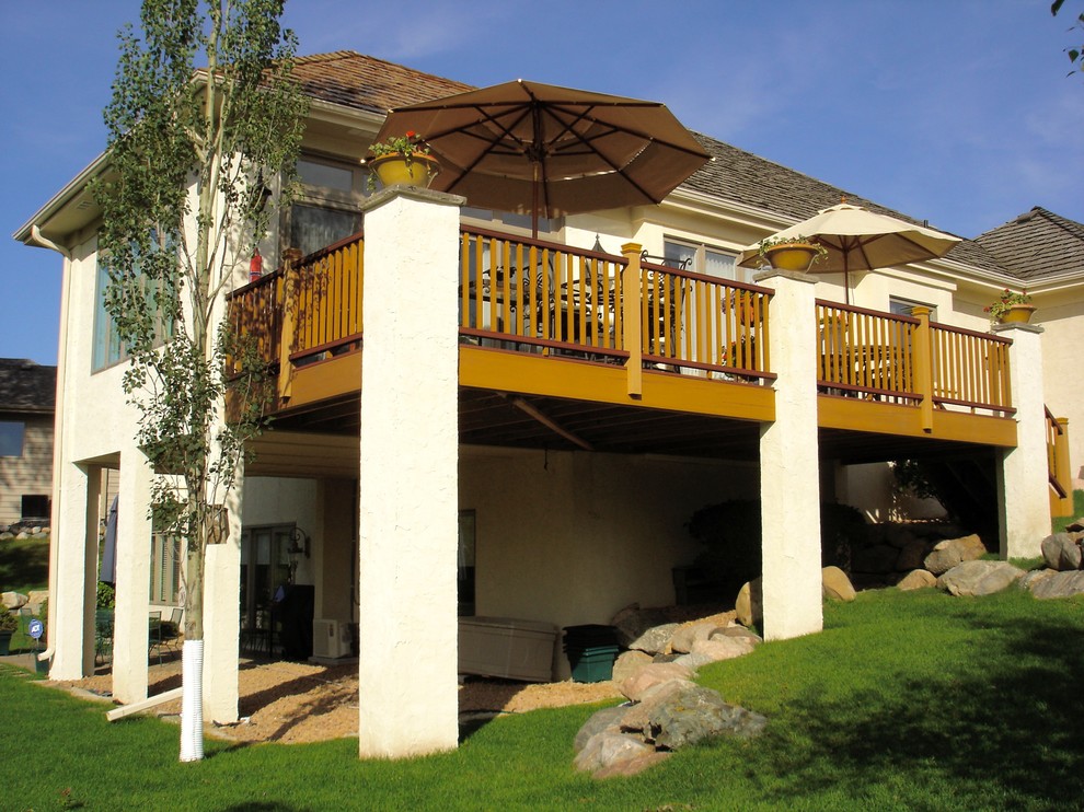 Deck Conversion to Four Season Room Eclectic Deck Minneapolis