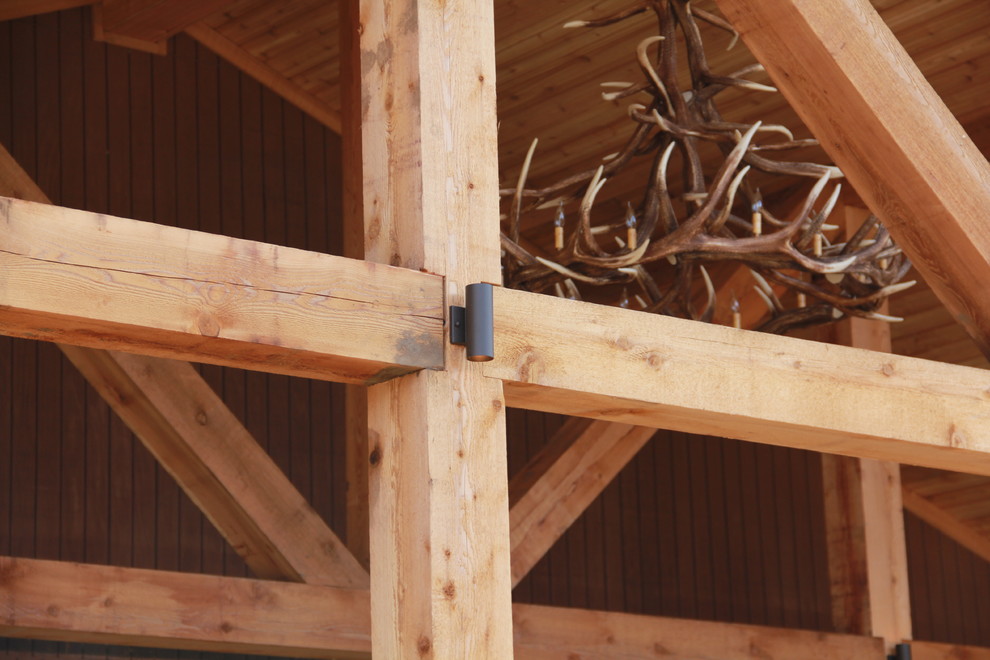 Deck lighting using low voltage under railing LED lights. Traditional Deck Kansas City