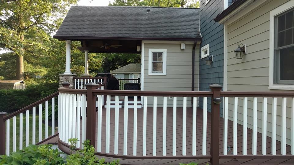 Deck Painted, Power Wash, Primed Classique Terrasse en Bois New