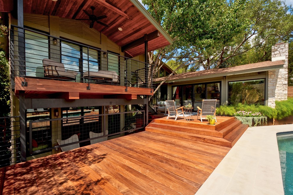 Deck, Railing & Structural Steel Modern Deck Austin by Modern