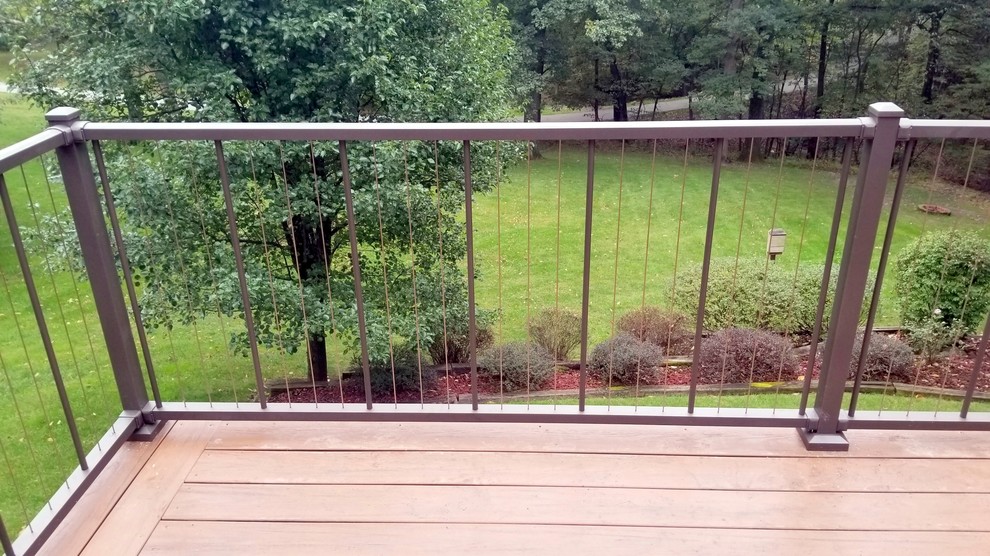 Deck Resurface with Verti Cable Rail - Deck - Other - by Deck & Drive ...