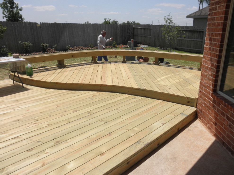 Decks Traditional Deck Houston by Affordable Shade Patio Covers
