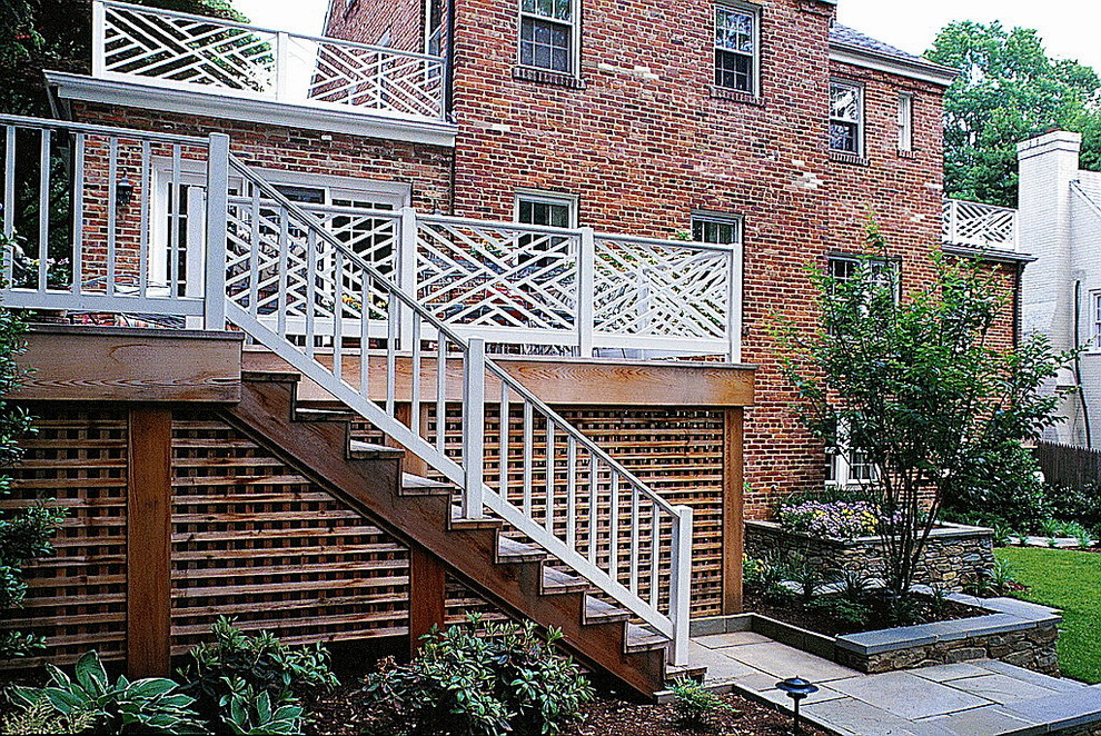 This is an example of a traditional terrace in DC Metro.