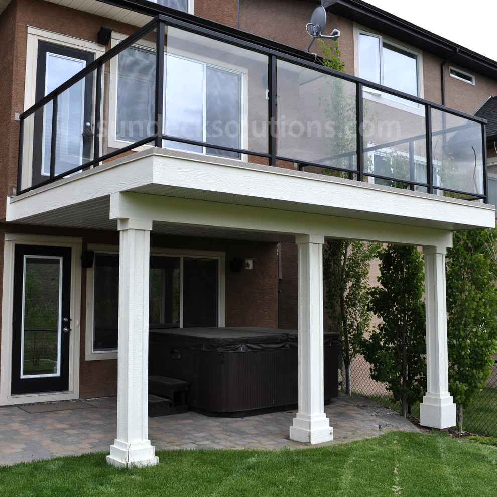 Decks and Railings Transitional Deck Calgary by Sundeck