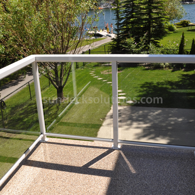 Decks and Railings Transitional Garden Calgary by Sundeck