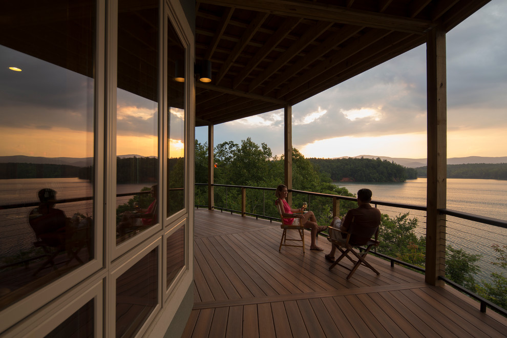 Deltec Homes in Lake James, NC Deck Other by Deltec Homes Houzz