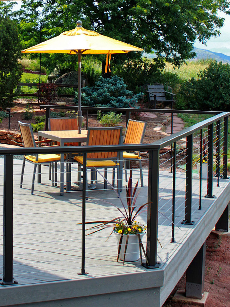 DesignRail® + CableRail by Feeney Moderne Terrasse en Bois Autres