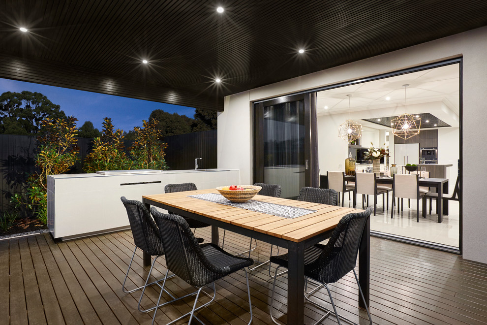 Contemporary terrace in Melbourne.