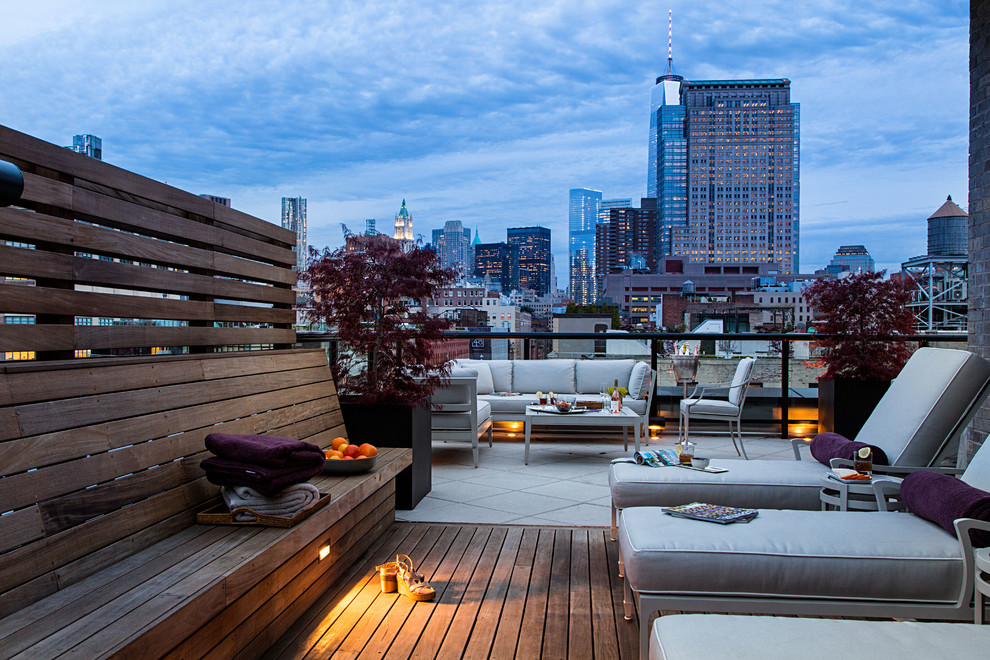 Downtown Penthouse - Contemporary - Deck - New York - by Anjali Pollack ...