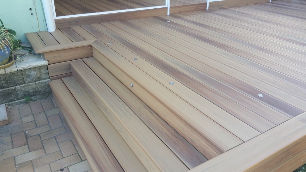Duralife Composite Decking Golden Teak Modern Deck Melbourne By Duralife Decking Nsw