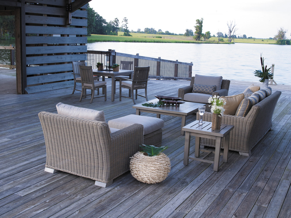 Eclectic Style with Outdoor Furniture - Rustic - Deck - Birmingham - by